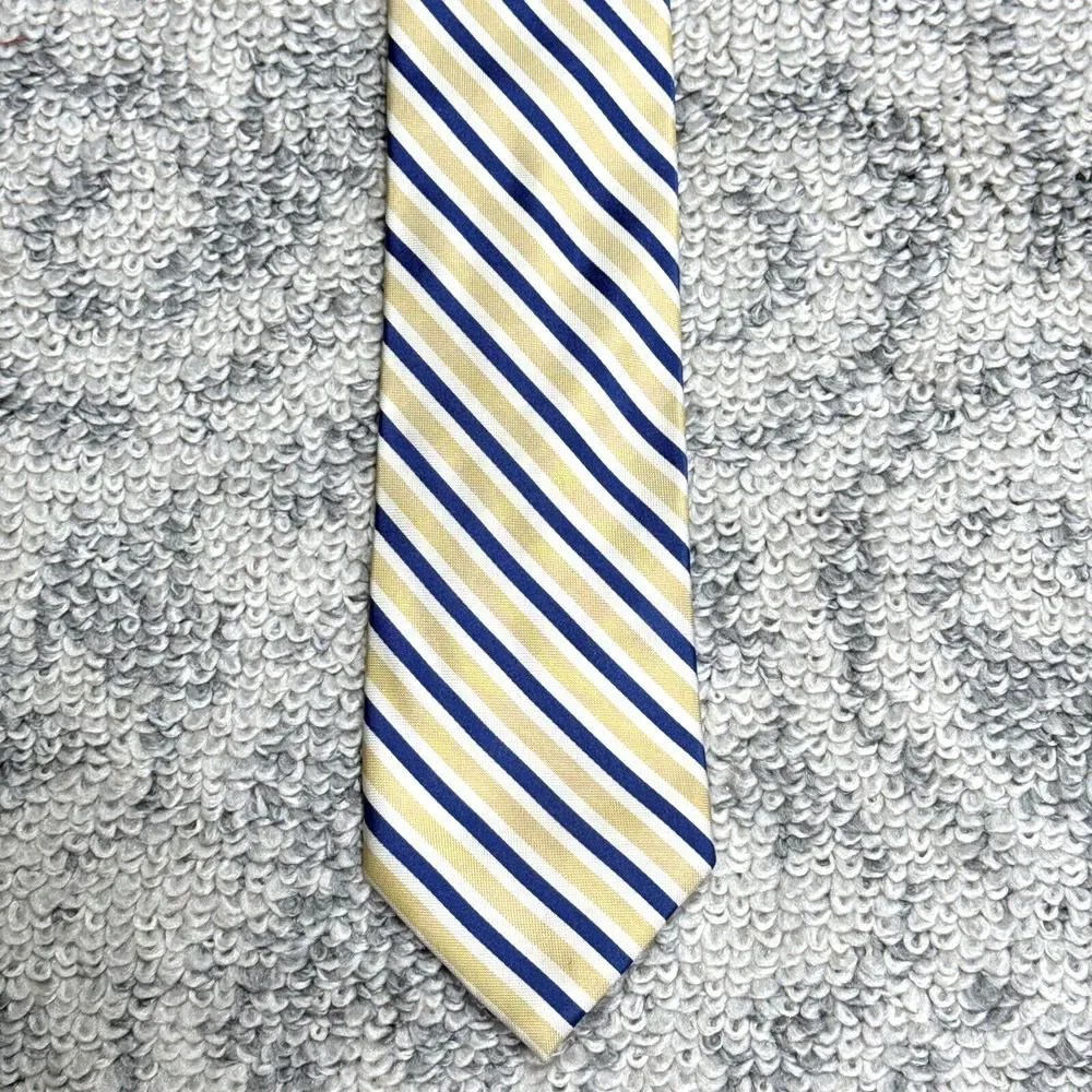 Tommy Hilfiger Men's‎ One Size Blue Green Classic Diagonal Striped Tie 3.5